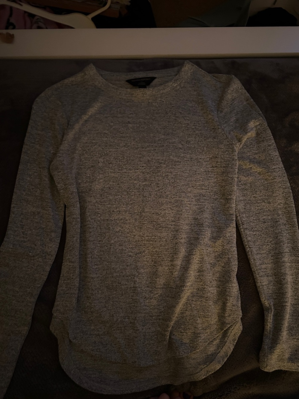 Banana Republic Women's Gray Crewneck Sweater